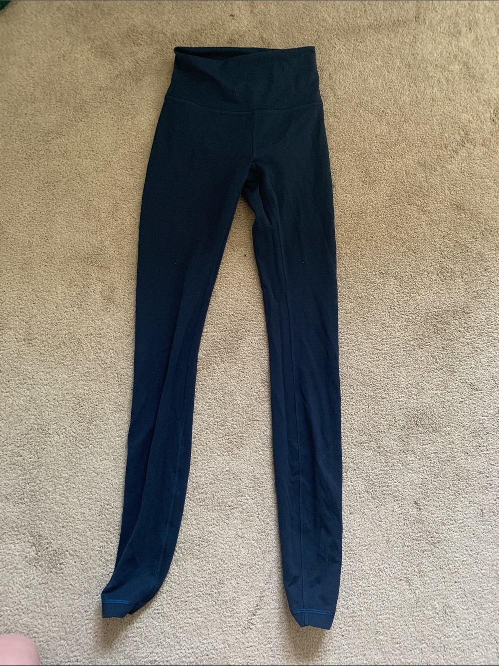 Lululemon High-Waist Navy Leggings